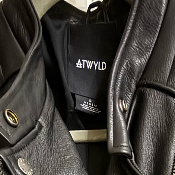 Brand new ATWYLD leather Moto Jacket - Picture 4 of 4